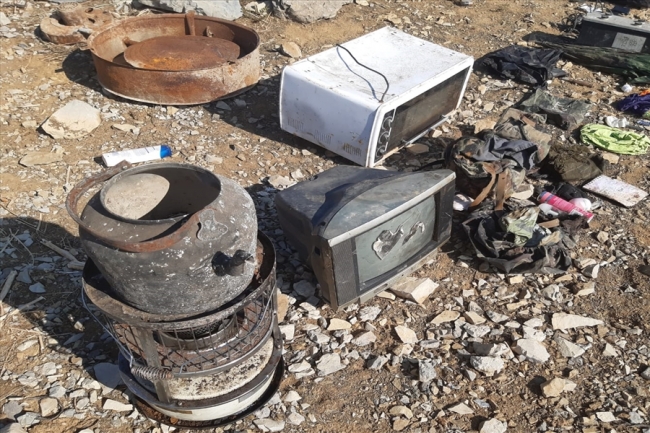 Hakurk'ta teröristlerin dere üstüne teleferik sistemi kurduğu ortaya çıktı